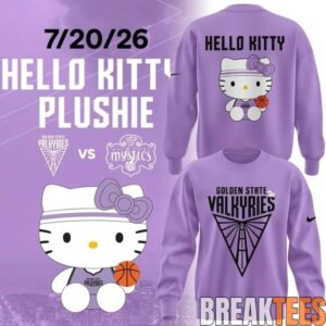 Golden State Valkyries x Hello Kitty Purple 2026 Special Sweatshirt