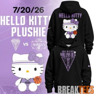 Golden State Valkyries x Hello Kitty Special Edition Hoodie Black 2026