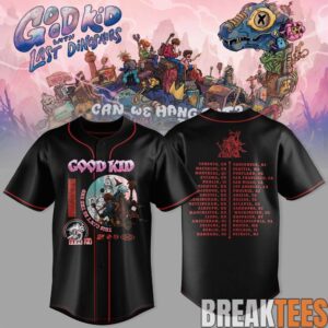 Good Kid × Last Dinosaurs – Can We Hang Out Tour 2026 Baseball Jersey 2