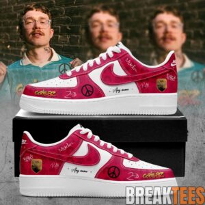 Gorillaz The Mountain Tour 2026 Pink Signature Custom AF1 Shoes