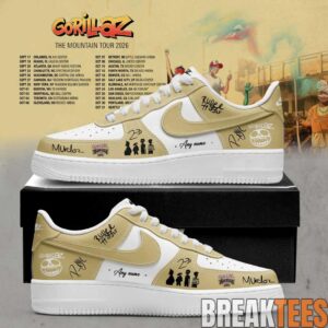 Gorillaz The Mountain Tour 2026 Signature Custom AF1 Shoes 2 Gorillaz The Mountain Tour 2026 Signature Custom AF1 Shoes 2