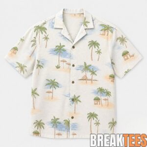 Grand Theft Auto VI GTA 6 Brian Heder Tropical Palm Tree Hawaiian Shirt 1