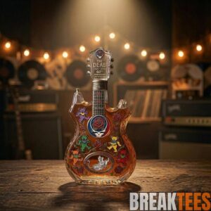 Grateful Dead 60th Anniversary Guitarshaped Whiskey Bottle 1