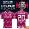 Helene Fischer 360° Stadion Tour in Allianz Arena-FC Bayern Munich Signature Limited Football Jersey White