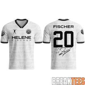 Helene Fischer 360° Stadion Tour in Allianz Arena-FC Bayern Munich Signature Limited Football Jersey White 1
