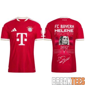 Helene Fischer 360° Stadion Tour in Allianz Arena-FC Bayern Munich Signature Limited Soccer Jersey 1