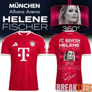 Helene Fischer 360° Stadion Tour in Allianz Arena-FC Bayern Munich Signature Limited Soccer Jersey 5