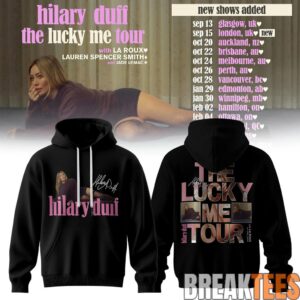Hilary Duff The Lucky Me Tour Back Edition Hoodie 1