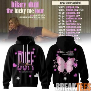 Hilary Duff The Lucky Me Tour Back Edition Hoodie 3