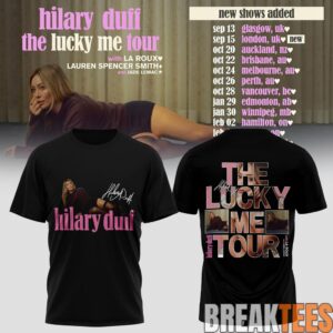 Hilary Duff The Lucky Me Tour Black Edition Tee 2 Hilary Duff The Lucky Me Tour Black Edition Tee 2