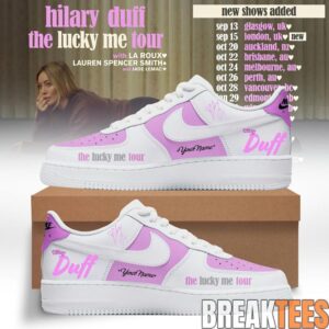 Hilary Duff The Lucky Me Tour Edition Air Force 1 Shoes 1