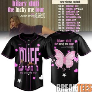 Hilary Duff The Lucky Me Tour Edition Jersey