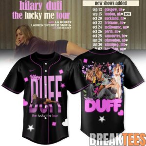 Hilary Duff The Lucky Me Tour Edition Jersey 1