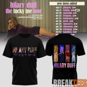 Hilary Duff The Lucky Me Tour White Edition Tee