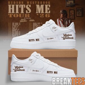Hudson Westbrook 'Hits Me Tour '26' Air Force 1 Shoes
