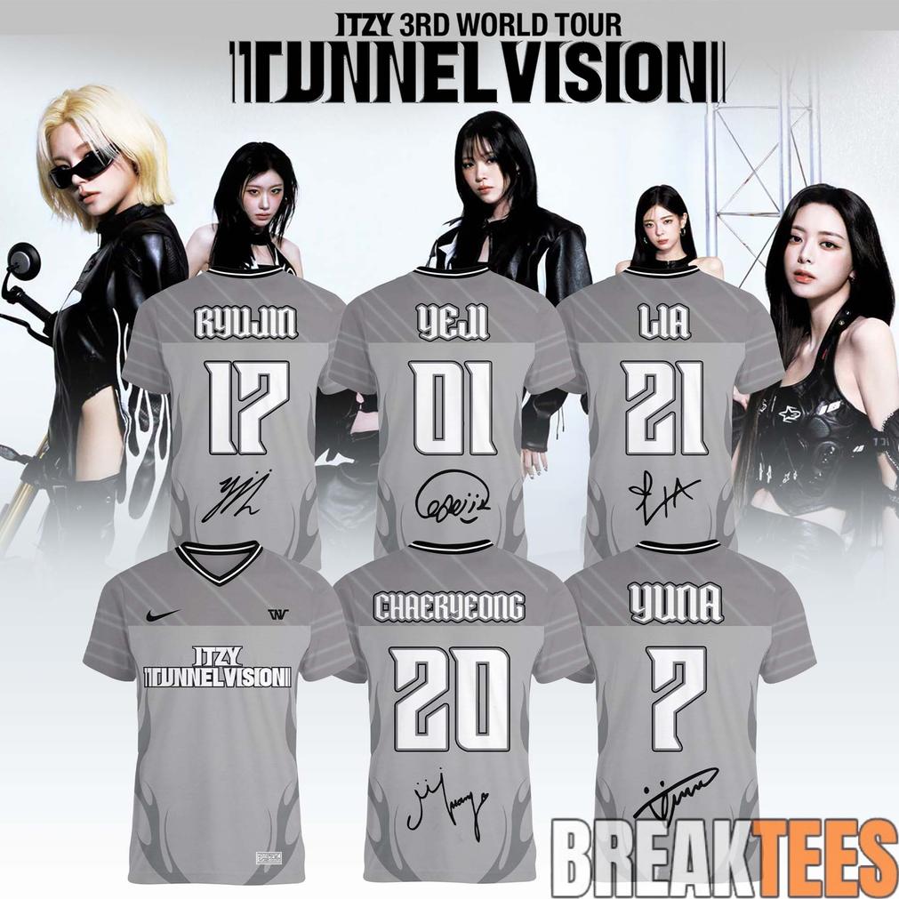 ITZY “Tunnel Vision” World Tour 2026 Football Jersey ITZY “Tunnel Vision” World Tour 2026 Football Jersey