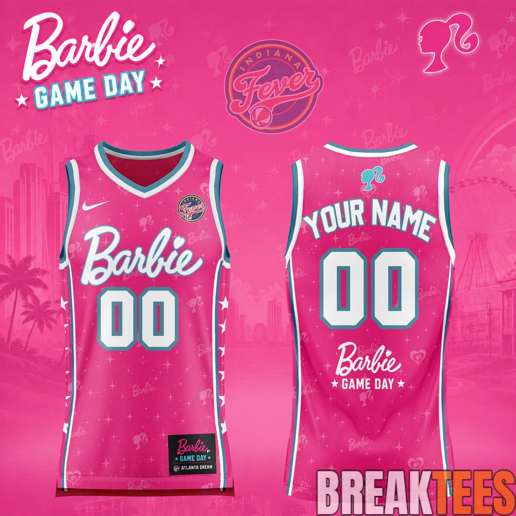 Indiana Fever 2026 x Barbie Game Day Basketball Jersey Indiana Fever 2026 x Barbie Game Day Basketball Jersey