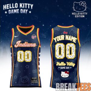 Indiana Fever x Hello Kitty Game Day Custom Basketball Jersey