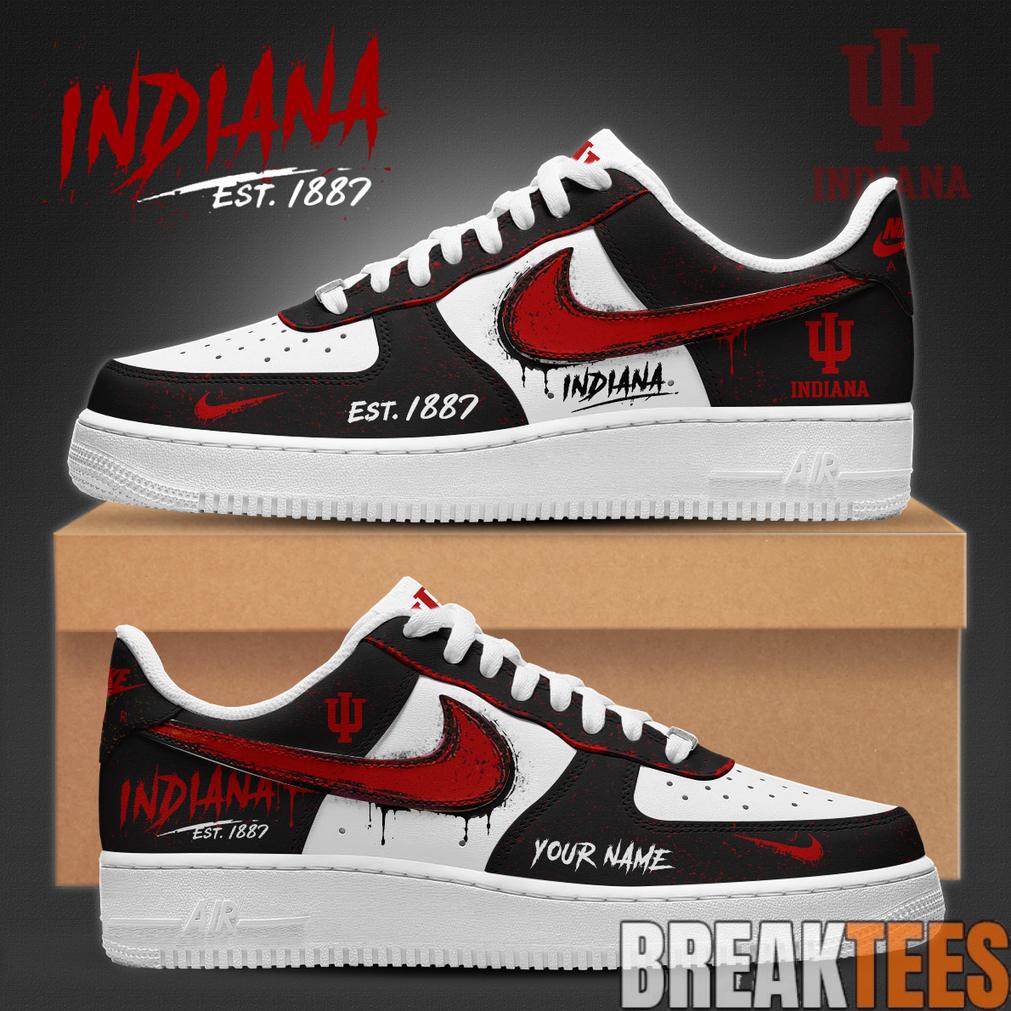 Indiana Hoosiers Special New Edition Custom AF1 Shoes Indiana Hoosiers Special New Edition Custom AF1 Shoes