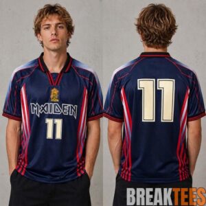 Iron Maiden Run For Your Lives 2026 Tour Football Jersey