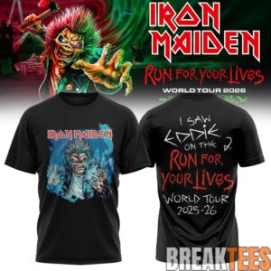 Iron Maiden – Run For Your Lives World Tour Shirt 1