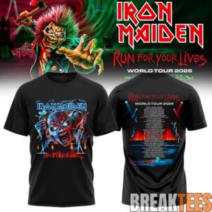 Iron Maiden – Run For Your Lives World Tour Shirt 3