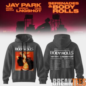 JAY PARK 2026 World Tour x LNGSHOT 'Serenades & Body Rolls' Special Hoodie 1