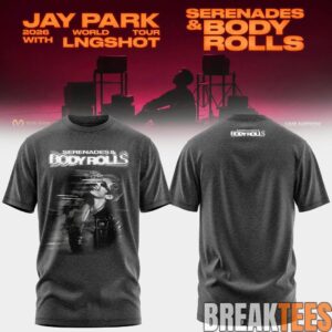JAY PARK 2026 World Tour x LNGSHOT 'Serenades & Body Rolls' Shirt 1
