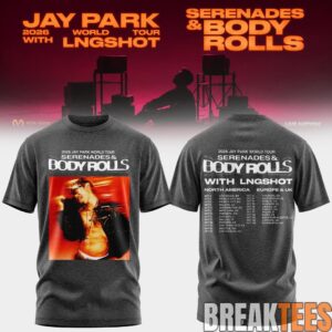 JAY PARK 2026 World Tour x LNGSHOT 'Serenades & Body Rolls' Shirt 3