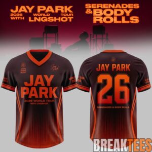 JAY PARK 2026 World Tour x LNGSHOT ‘Serenades & Body Rolls’ Special Edition Football Jersey