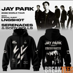 Jay Park World Tour 2026 Serenades & Body Rolls Black Hoodie