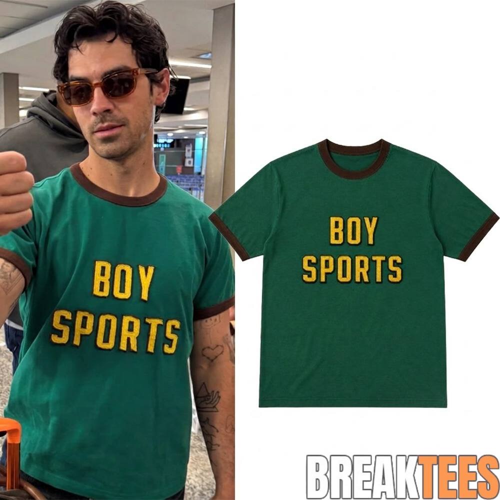 Joe Jonas Boy Sports Shirt Joe Jonas Boy Sports Shirt