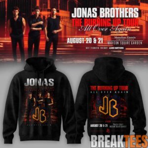 Jonas Brothers – The Burning Up Tour 2026 Limited Edition Hoodie