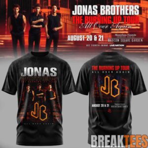 Jonas Brothers – The Burning Up Tour 2026 Limited Edition Shirt