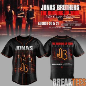 Jonas Brothers – The Burning Up Tour Baseball Jersey