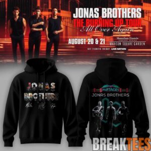 Jonas Brothers – The Burning Up Tour 2026 Limited Edition Hoodie 2 Jonas Brothers – The Burning Up Tour 2026 Limited Edition Hoodie 2