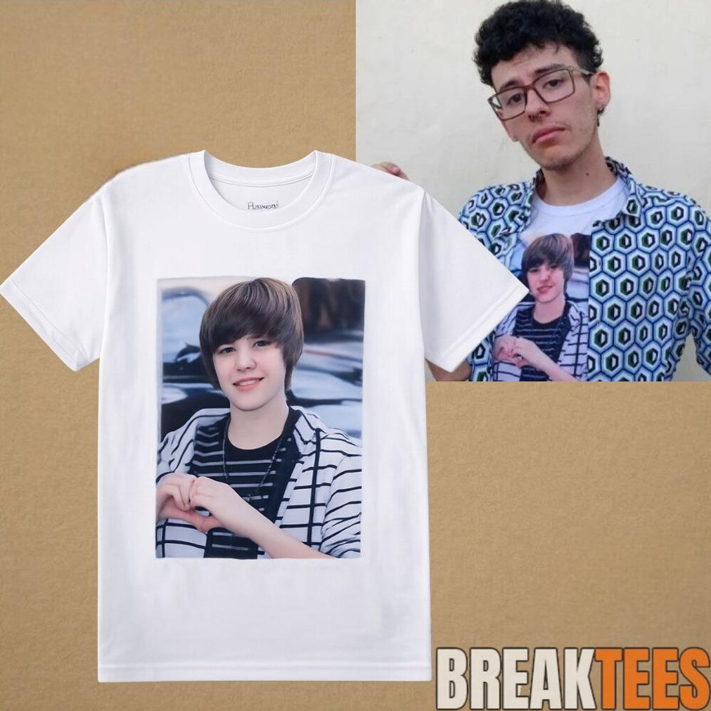 Justin Bieber Vintage Style Photo Y2K Pop Star Graphic Shirt Justin Bieber Vintage Style Photo Y2K Pop Star Graphic Shirt