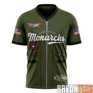 Kansas City Monarchs 2026 Top Gun Special Football Jersey 1