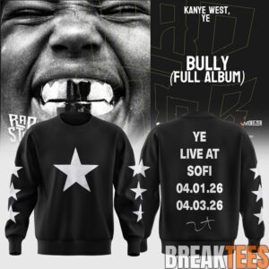 Kanye West Rap Star 'Bully' 2026 Tour Sweatshirt 2