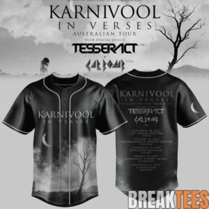 Karnivool – ‘In Verses’ Australian Tour 2026 Exclusive Baseball Jersey