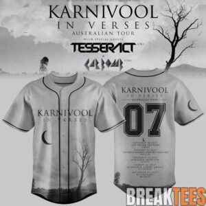 Karnivool – ‘In Verses’ Australian Tour 2026 Exclusive Baseball Jersey 1