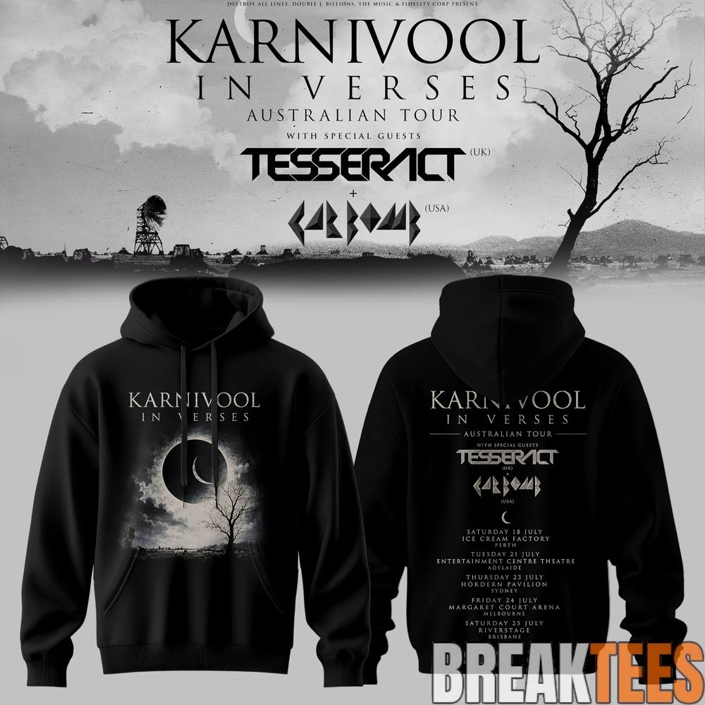 Karnivool – ‘In Verses’ Australian Tour 2026 Limited Hoodie Karnivool – ‘In Verses’ Australian Tour 2026 Limited Hoodie