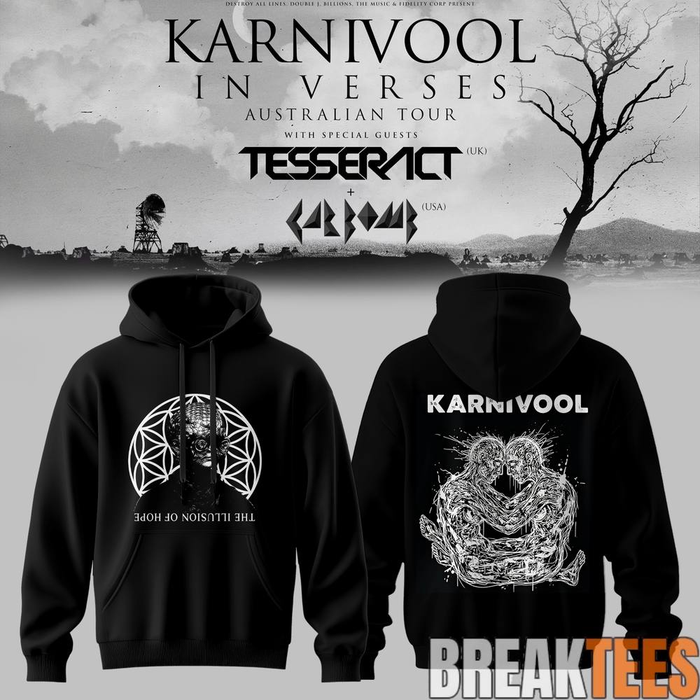 Karnivool – ‘In Verses’ Australian Tour 2026 Limited Hoodie Karnivool – ‘In Verses’ Australian Tour 2026 Limited Hoodie