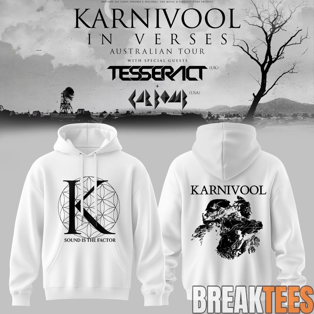 Karnivool – ‘In Verses’ Australian Tour 2026 Limited Hoodie Karnivool – ‘In Verses’ Australian Tour 2026 Limited Hoodie