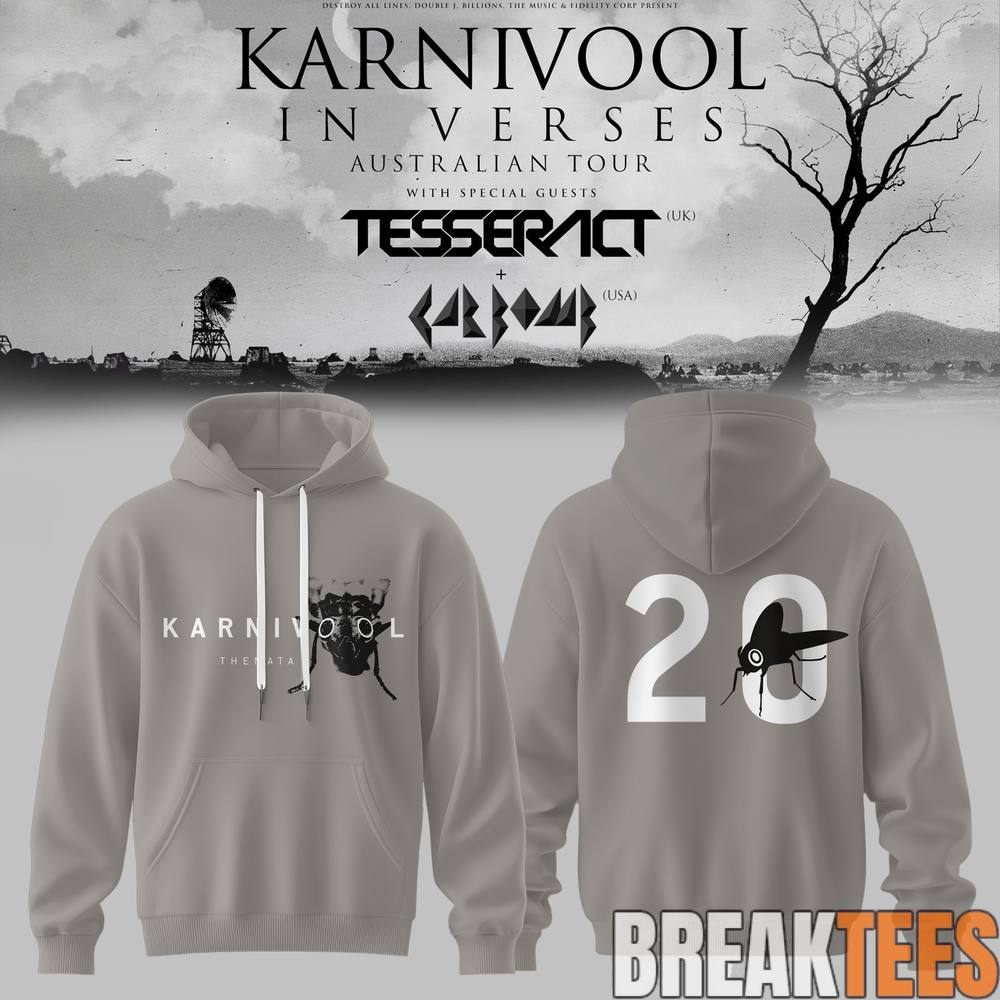 Karnivool – ‘In Verses’ Australian Tour 2026 Limited Hoodie Karnivool – ‘In Verses’ Australian Tour 2026 Limited Hoodie