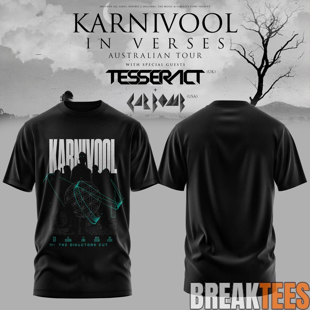 Karnivool – ‘In Verses’ Australian Tour 2026 Limited T-Shirt Karnivool – ‘In Verses’ Australian Tour 2026 Limited T-Shirt