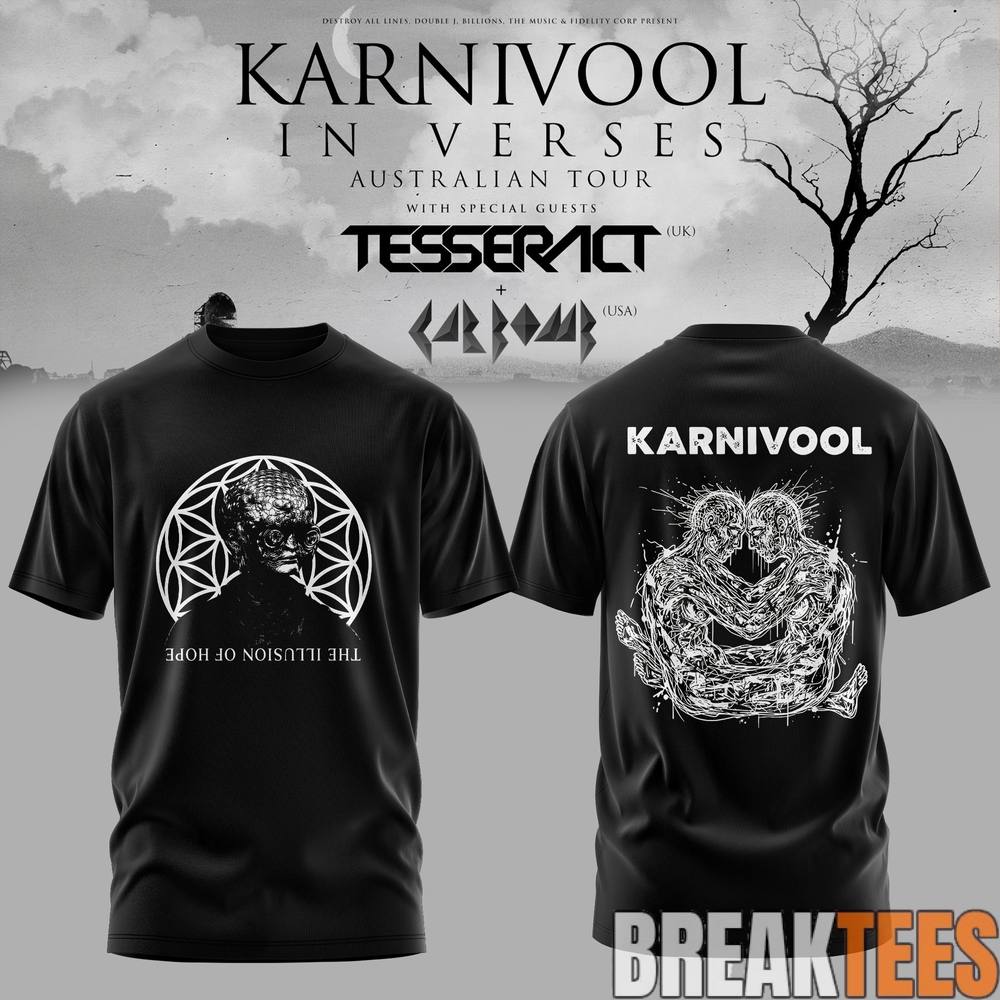 Karnivool – ‘In Verses’ Australian Tour 2026 Limited T-Shirt Karnivool – ‘In Verses’ Australian Tour 2026 Limited T-Shirt