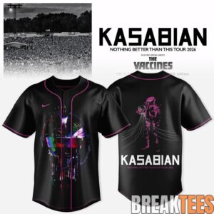 Kasabian – Nothing Better Than This Tour 2026 Baseball Jersey 2