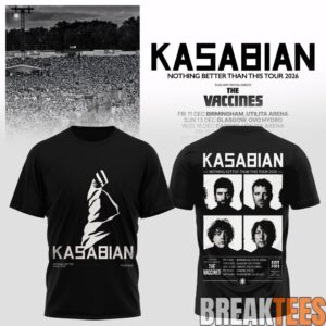 Kasabian – Nothing Better Than This Tour 2026 Shirt