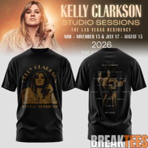 Kelly Clarkson Studio Sessions The Las Vegas Residency 2026 Special Tee 2